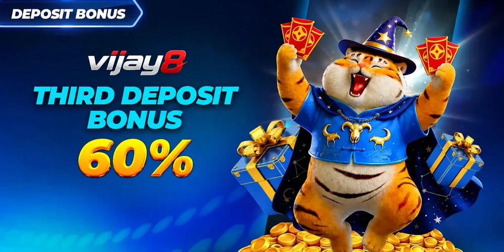 vijay8 - third desposit bonus